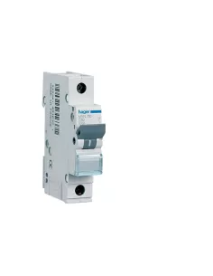 Disyuntor Hager myn106 1p 1 polo 1x6a 4 5ka curva c 1 módulo din